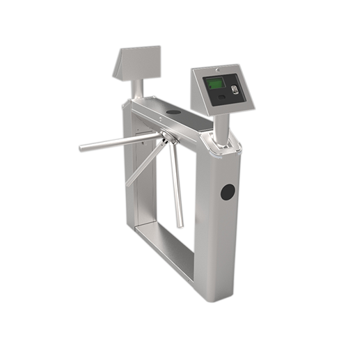 Тумбовый турникет ZKTeco TS2122 с контроллером и считывателем отпечатка пальца и RFID-карт магазин Алти-Групп