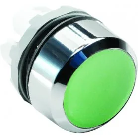 Кнопка MP1-20G (зелёная, без подсветки, без фиксации, корпус)