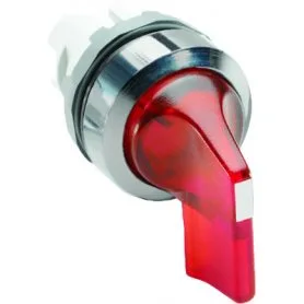 Переключатель M2SS5-21R (2-х позиционный, красный, длинная ручка, с подсветкой, корпус)